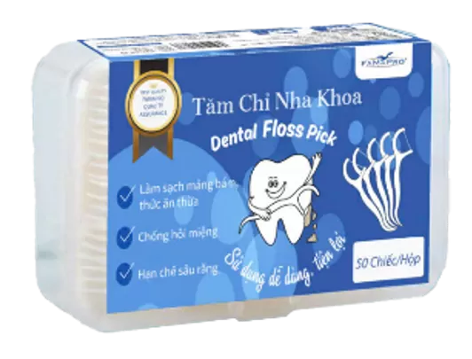 Tăm Chỉ Nha Khoa Famapro Hộp 50 Cây